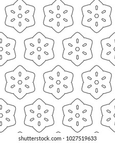 Seamless vector pattern in ornamental style