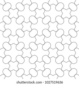 Seamless vector pattern in ornamental style