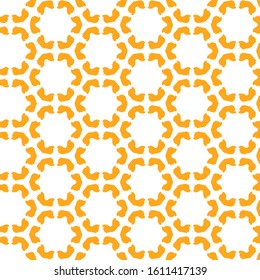 Seamless vector pattern in ornamental style. Geometric desing texture for gift.