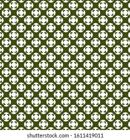 Seamless vector pattern in ornamental style. Geometric desing texture for gift.