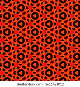 Seamless vector pattern in ornamental style. Geometric desing texture for gift.