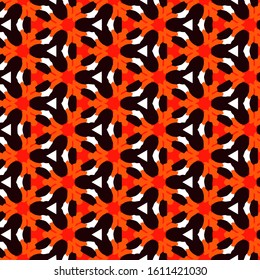 Seamless vector pattern in ornamental style. Geometric desing texture for gift.