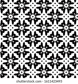 Seamless vector pattern in ornamental style. Geometric desing texture for gift.