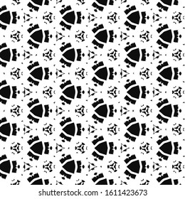 Seamless vector pattern in ornamental style. Geometric desing texture for gift.