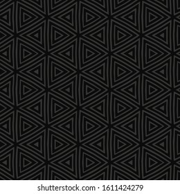 Seamless vector pattern in ornamental style. Geometric desing texture for gift.