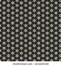 Seamless vector pattern in ornamental style. Geometric desing texture for gift.