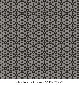 Seamless vector pattern in ornamental style. Geometric desing texture for gift.