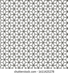 Seamless vector pattern in ornamental style. Geometric desing texture for gift.