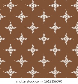 Seamless vector pattern in ornamental style. Geometric desing texture for gift.