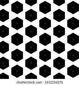 Seamless vector pattern in ornamental style. Geometric desing texture for gift.