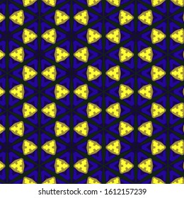 Seamless vector pattern in ornamental style. Geometric desing texture for gift.