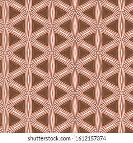 Seamless vector pattern in ornamental style. Geometric desing texture for gift.