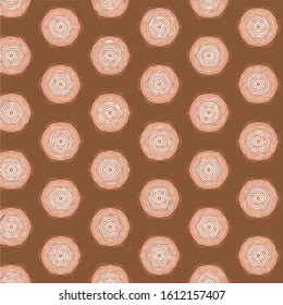 Seamless vector pattern in ornamental style. Geometric desing texture for gift.