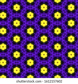 Seamless vector pattern in ornamental style. Geometric desing texture for gift.