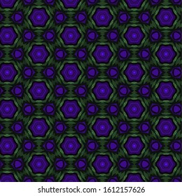 Seamless vector pattern in ornamental style. Geometric desing texture for gift.