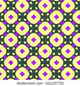 Seamless vector pattern in ornamental style. Geometric desing texture for gift.