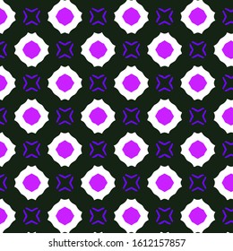 Seamless vector pattern in ornamental style. Geometric desing texture for gift.