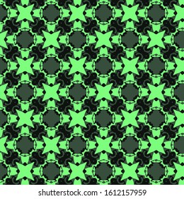 Seamless vector pattern in ornamental style. Geometric desing texture for gift.