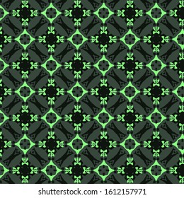 Seamless vector pattern in ornamental style. Geometric desing texture for gift.