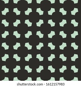 Seamless vector pattern in ornamental style. Geometric desing texture for gift.