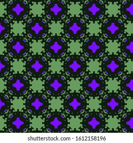 Seamless vector pattern in ornamental style. Geometric desing texture for gift.