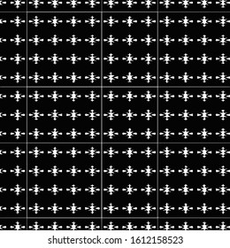 Seamless vector pattern in ornamental style. Geometric desing texture for gift.