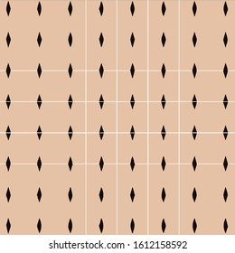 Seamless vector pattern in ornamental style. Geometric desing texture for gift.