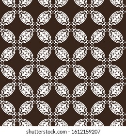Seamless vector pattern in ornamental style. Geometric desing texture for gift.