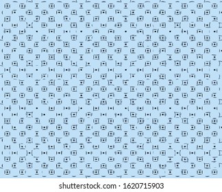 Seamless vector pattern in ornamental style. Geometric desing texture for greeting card and gifts.