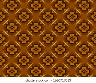 Seamless vector pattern in ornamental style. Geometric desing texture for greeting card and gifts.
