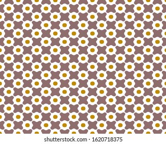 Seamless vector pattern in ornamental style. Geometric desing texture for greeting card and gifts.