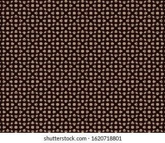 Seamless vector pattern in ornamental style. Geometric desing texture for greeting card and gifts.