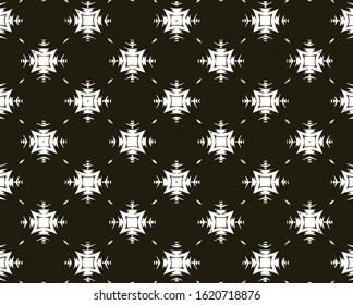 Seamless vector pattern in ornamental style. Geometric desing texture for greeting card and gifts.