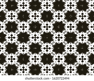 Seamless vector pattern in ornamental style. Geometric desing texture for greeting card and gifts.