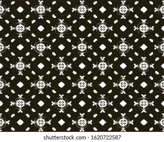 Seamless vector pattern in ornamental style. Geometric desing texture for greeting card and gifts.