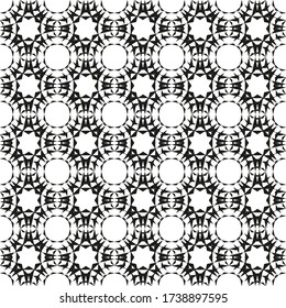 Seamless vector pattern in ornamental style