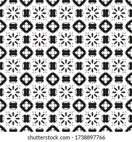 Seamless vector pattern in ornamental style