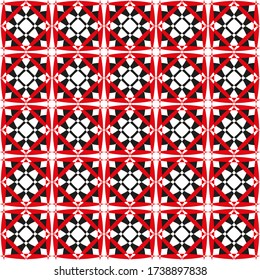 Seamless vector pattern in ornamental style