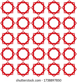 Seamless vector pattern in ornamental style