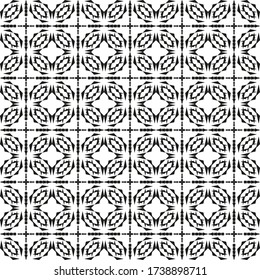 Seamless vector pattern in ornamental style