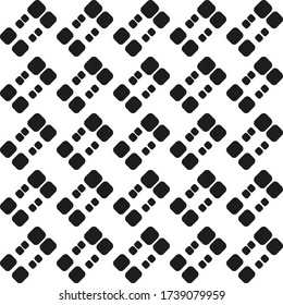 Seamless vector pattern in ornamental style