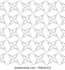 Seamless vector pattern in ornamental style