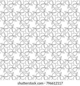 Seamless vector pattern in ornamental style