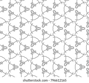 Seamless vector pattern in ornamental style