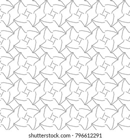 Seamless vector pattern in ornamental style