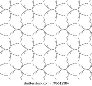 Seamless vector pattern in ornamental style