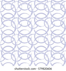 Seamless vector pattern with painted circles