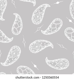 Seamless vector pattern Paisley.Vector illustration