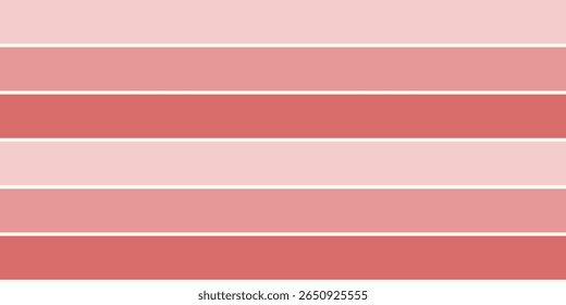 A seamless vector pattern of pastel pink stripes in a clean, minimal style. Ideal for wrapping paper, fabric design, or modern stationery backgrounds.