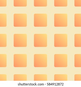 Seamless vector pattern with peach squares